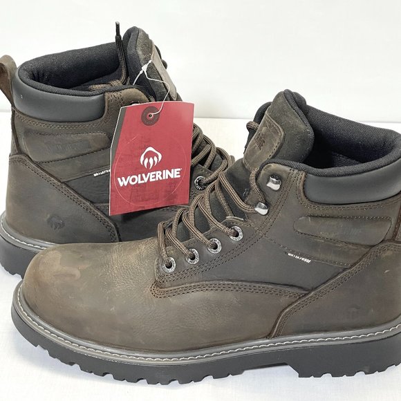 Wolverine Men\'s Floorhand Waterproof Work Boot | Size 10.5 | Metal Pointed Toe main image 5
